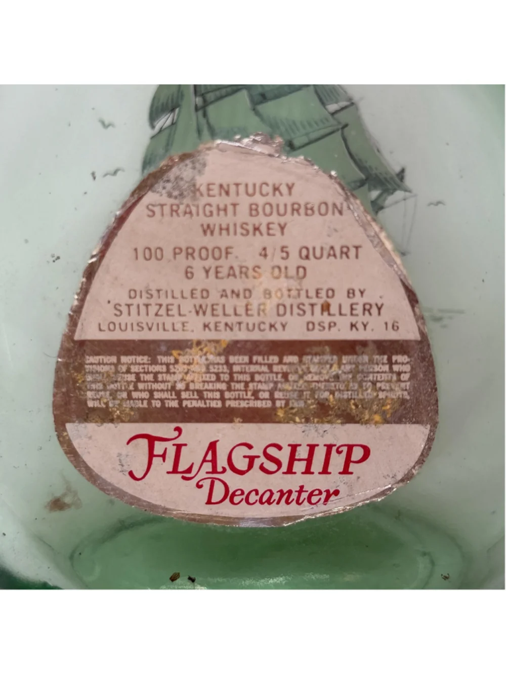 Vintage Old Fitzgerald Decanter